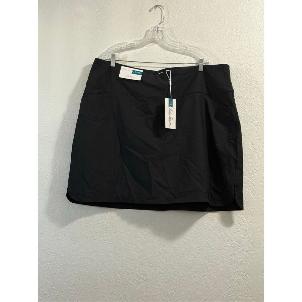 Lady Hagen Women's Tummy Control Golf Skort Black size 2x RV$60.00 skirt shorts